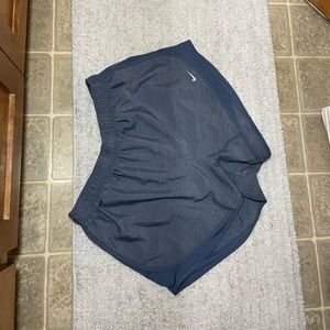 Nike navy running shorts